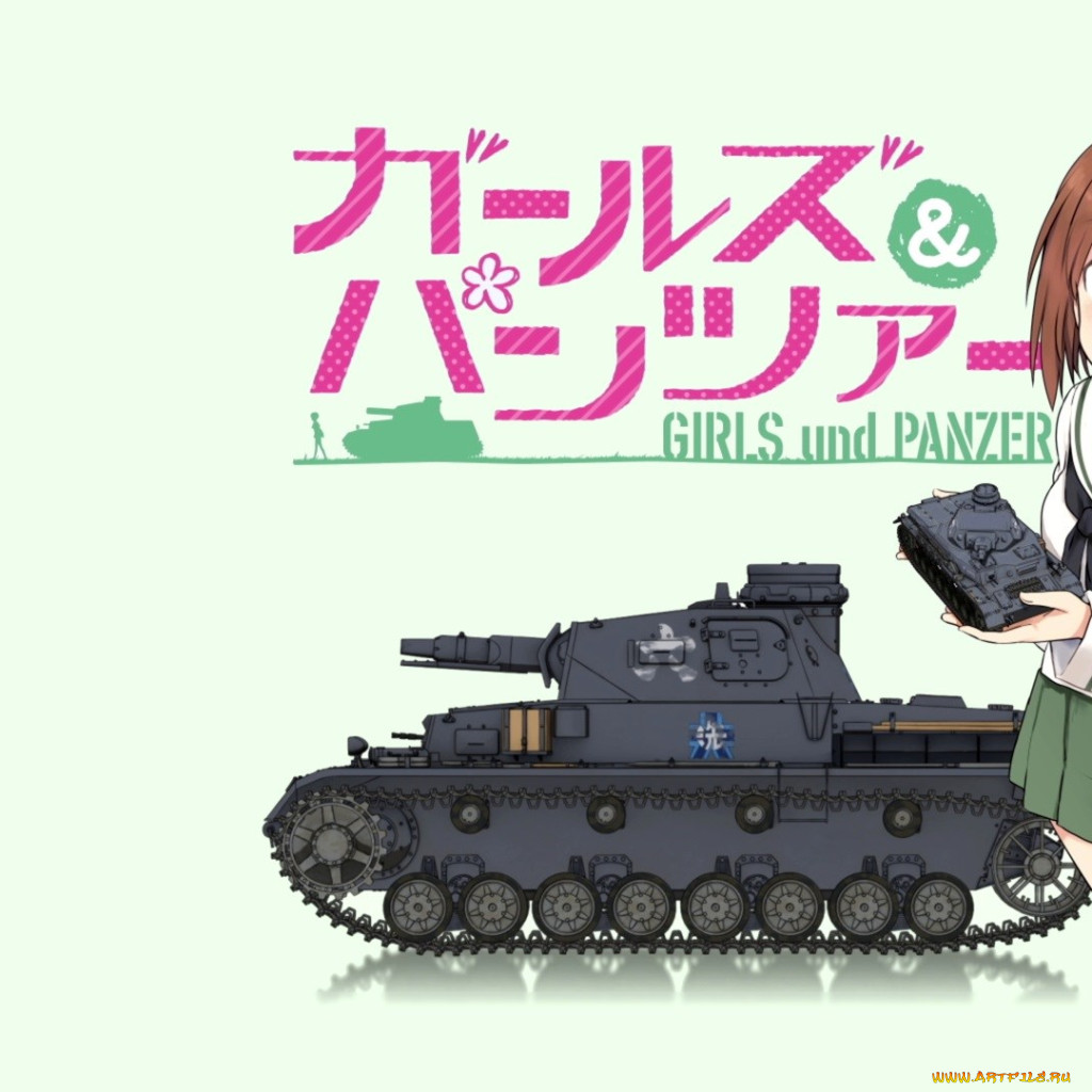 Обои Girls und Panzer Аниме Girls und Panzer, обои для рабочего стола,  фотографии girls, und, panzer, аниме, танк, девушка Обои для рабочего  стола, скачать обои картинки заставки на рабочий стол.